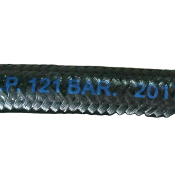Manufacturer Hoses Wire Braid Covered Textile Hose Hydraulic Rubber Hose R5